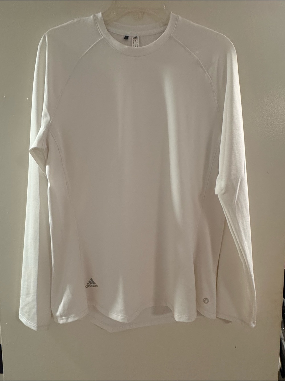 Adidas Women’s Long-Sleeve White Performance Shirt